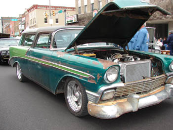 1956 Chevrolet Nomad wagon, rat rod barn find